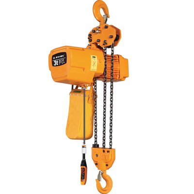 Palăng xích điện nhẹ để xuất khẩu 7.2m / phút có thể di chuyển