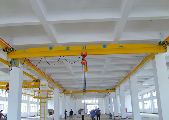 Monorail Hanger Thiết bị cầu trục trên cao 30m Kết cấu nhẹ