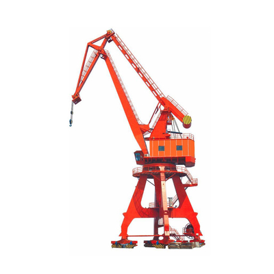 Heavy Duty Mobile Harbor Portal Crane Marine Luffing Container