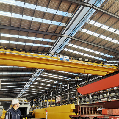 Nhà kho Sử dụng Cầu trục điện trên cao Đường ray đôi 15 tấn 15M / PHÚT