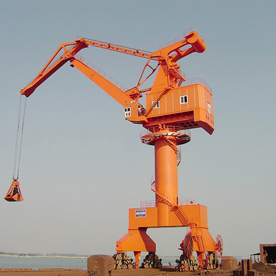 Level Luffing Mobile Harbor Portal Crane Thiết bị điện 380V