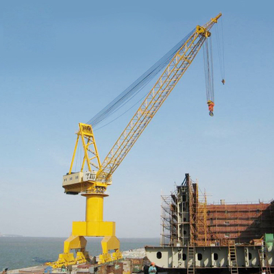 Single Jib Harbor Loading Portal Crane 380V Cabin Control 10m