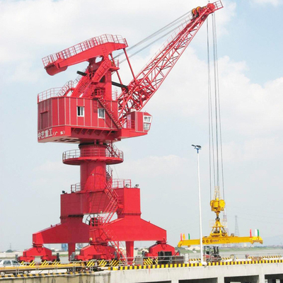 Mức nâng container Luffing Jib Crane Công suất lớn 50Hz