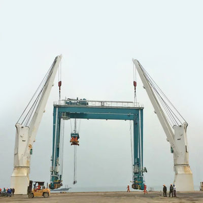 Cần cẩu container mô hình 22m RTG Cung cấp điện 500t Dầm đôi