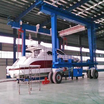 Điện du lịch bánh xe cổng cảng cần cẩu A8 Thiết bị nâng du thuyền