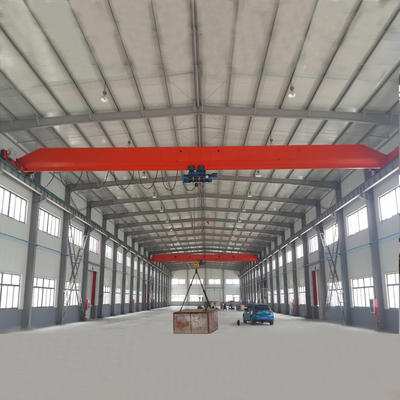 Cầu trục dầm đơn 30m với Palăng sử dụng nâng xưởng tổng hợp