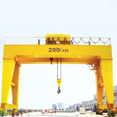 Máy cẩu cổng hai đai tùy chỉnh 10t 20t 30t 50t Đối với ngoài trời