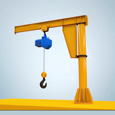 A3 sàn gắn Jib Crane 360 độ General Workshop sử dụng 5 tấn