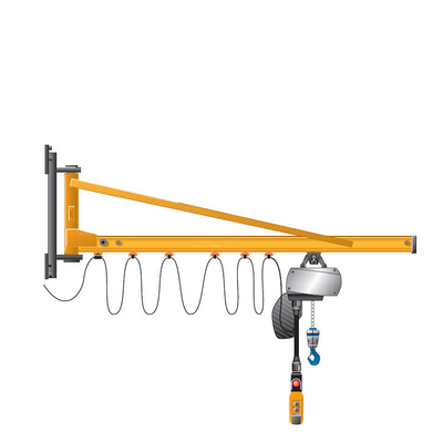 3 tấn tường gắn Jib Cranes Light Duty với Electric Chain Hoist
