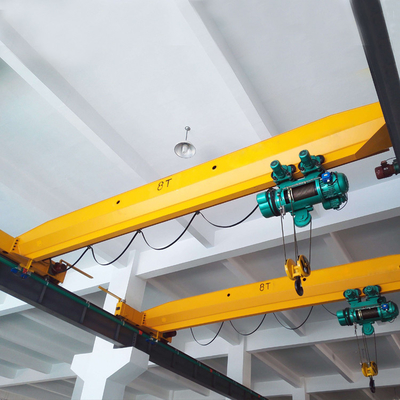 Cầu trục dầm đơn Tối đa 32t. Tải trọng nâng 7,5 ~ 31m Nhịp