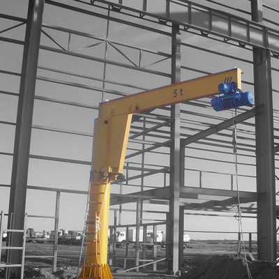 Hiệu suất tốt Động cơ hạng nhẹ 5 tấn sàn cột gắn Jib Crane