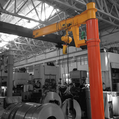 Hiệu suất tốt Động cơ hạng nhẹ 5 tấn sàn cột gắn Jib Crane